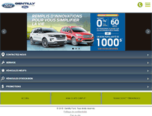 Tablet Screenshot of gentillyautomobiles.com